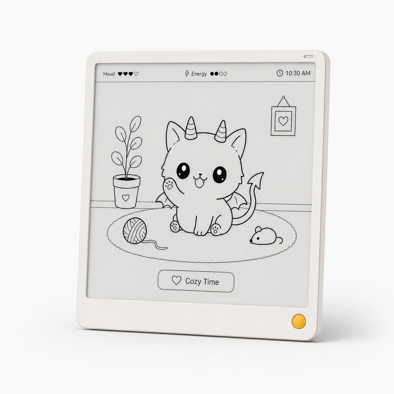 Vivlet e-ink companion shown on a clean white background
